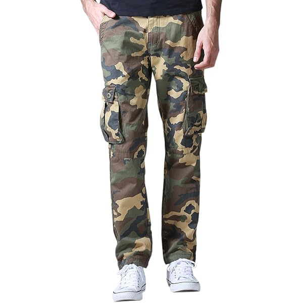 Helikon M65 Combat Trousers Woodland Size XL Reg at Amazon Men's